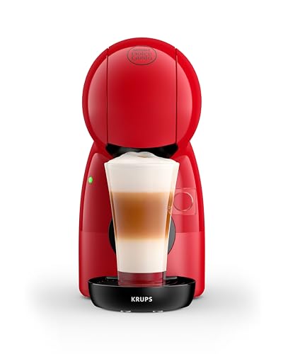 Krups KP1A35 Mini Me Cafetera de cápsulas multibebida, 15 bares presión, tecnología manual, roja