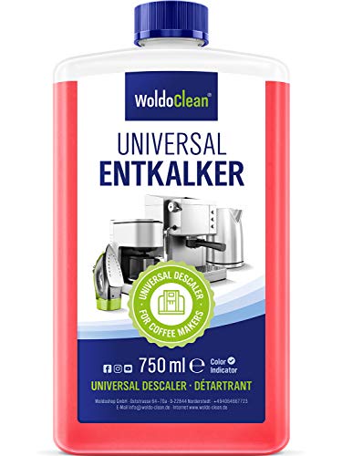 Descalcificador liquido universal para cafetera 750ml - compatible con todas las cafeteras y cafeteras espresso