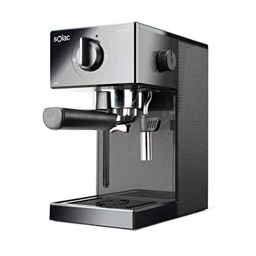 Solac Cafetera espresso Squissita Easy Graphite 20bares 1,5L vaporizador