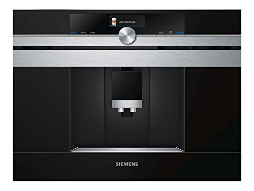 Siemens CT636LES6 Cafetera integrable, 19 bares negro, inox h.connect