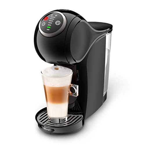 Nescafé Dolce Gusto De'Longhi Genio Plus EDG315.B - Cafetera automática de cápsulas, 15 bares de presión, depósito de 0.8 L, color negro