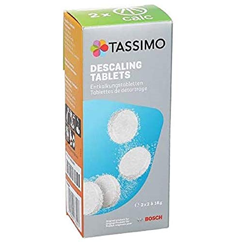 Lote de 4 pastillas descalcificadoras TCZ6004 compatibles con Bosch Tassimo.